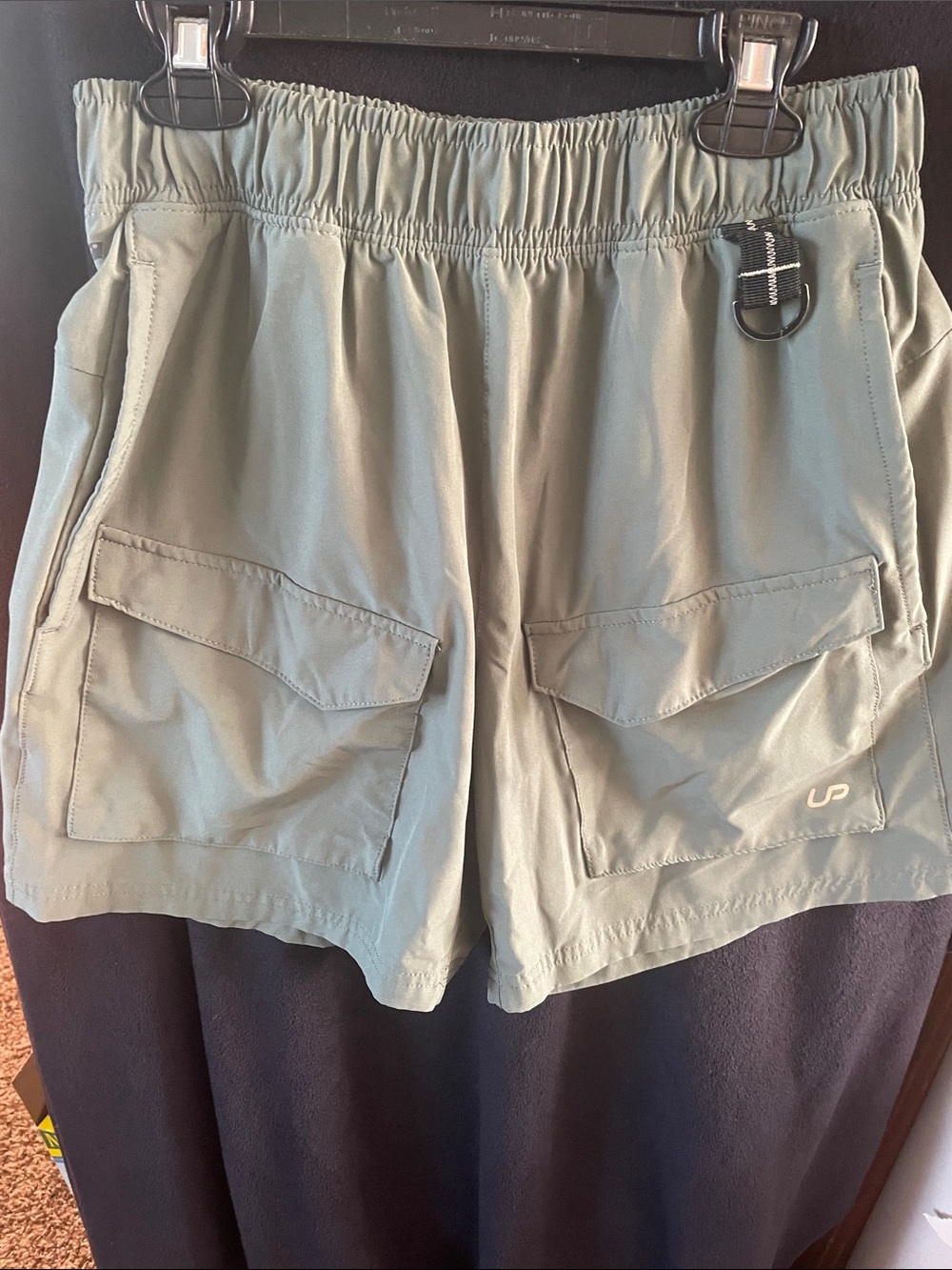 Men’s Utility Cargo Shorts in Sage Green